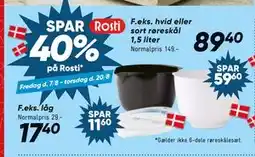 Bilka SPAR 40% på Rosti tilbud