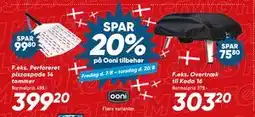 Bilka SPAR 20% på Ooni tilbehør tilbud