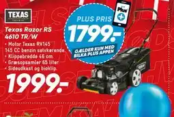 Bilka Texas Razor RS 4610 TR/W tilbud