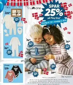 Bilka SPAR 25% på Tiny One tilbud