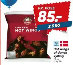 Bilka Hot wings af dansk kylling tilbud
