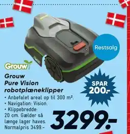 Bilka Grouw Pure Vision robotplæneklipper tilbud
