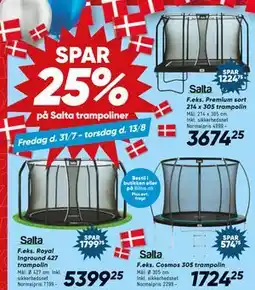 Bilka Salta trampoliner tilbud