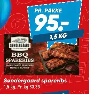 Søndergaard spareribs