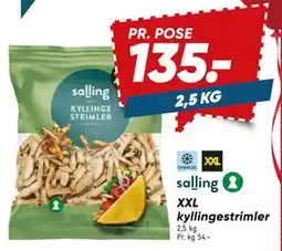 Bilka XXL kyllingestrimler tilbud