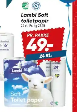 Bilka Lambi Soft toiletpapir tilbud