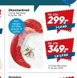 Bilka Oksemørbrad tilbud