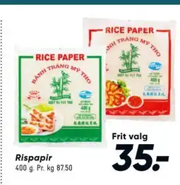 Bilka Rispapir tilbud