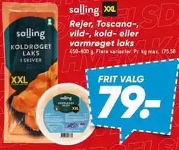 Bilka Rejer, Toscana-, vild-, kold- eller varmrøget laks tilbud