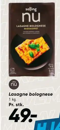 Bilka Lasagne bolognese tilbud
