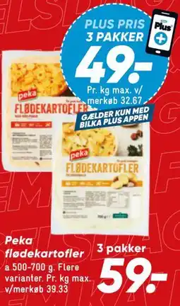 Bilka Peka flødekartofler tilbud