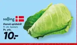 Bilka Dansk spidskål tilbud