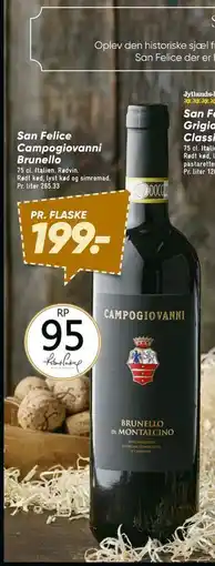 Bilka San Felice Campogiovanni Brunello tilbud