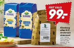 Bilka Klovborg eller H.C. Andersen skæreost tilbud