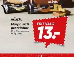 Bilka Murph 50% proteinbar tilbud