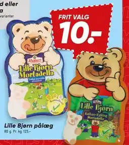 Bilka Lille Bjørn pålæg tilbud