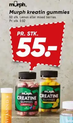 Bilka Murph kreatin gummies tilbud