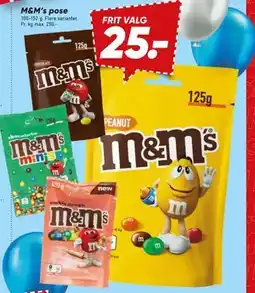 Bilka M&M’s pose tilbud