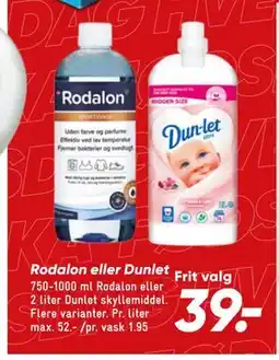 Bilka Rodalon eller Dunlet tilbud
