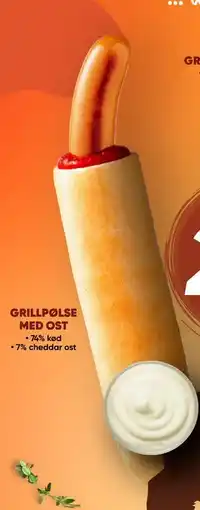 Bilka GRILLPØLSE MED OST tilbud
