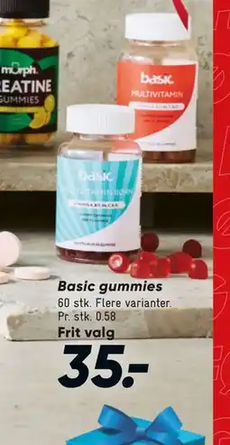 Bilka Basic gummies tilbud