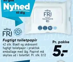 Bilka Fugtigt toiletpapir tilbud
