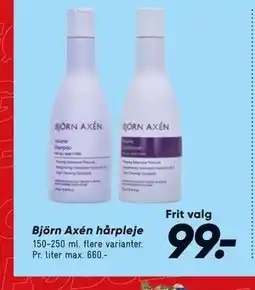 Bilka Björn Axén hårpleje tilbud