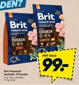 Bilka Brit Premium tørfoder til hunde tilbud