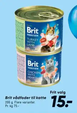 Bilka Brit vådfoder til katte tilbud