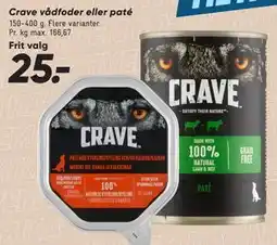 Bilka Crave vådfoder eller paté tilbud