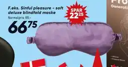 Bilka Sinful pleasure - soft deluxe blindfold maske tilbud
