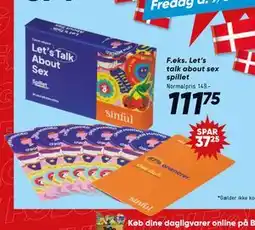 Bilka Let’s talk about sex spillet tilbud