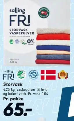 Bilka Storvask tilbud