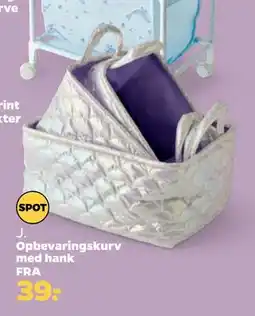 Netto Opbevaringskurv med hank tilbud