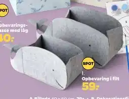 Netto Opbevaring i filt tilbud