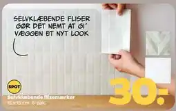 Netto Selvklæbende flisemærker tilbud