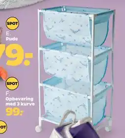Netto Opbevaring med 3 kurve tilbud