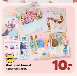 Netto Kort med kuvert tilbud