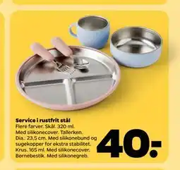 Netto Service i rustfrit stål tilbud