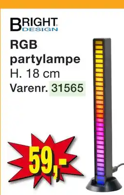 Harald Nyborg RGB partylampe tilbud