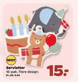 Netto Servietter tilbud