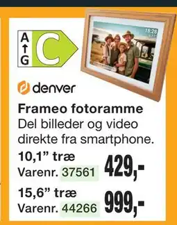 Harald Nyborg Frameo fotoramme tilbud