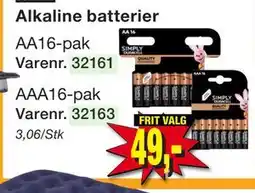 Harald Nyborg Alkaline batterier tilbud
