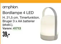 Harald Nyborg amphion Bordlampe 4 LED tilbud