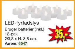 Harald Nyborg LED-fyrfadslys tilbud