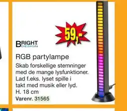 Harald Nyborg RGB partylampe tilbud