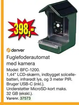 Harald Nyborg Fuglefoderautomat med kamera tilbud