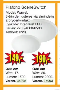 Harald Nyborg Plafond SceneSwitch tilbud