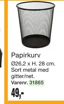 Harald Nyborg Papirkurv tilbud