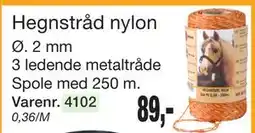 Harald Nyborg Hegnstråd nylon tilbud